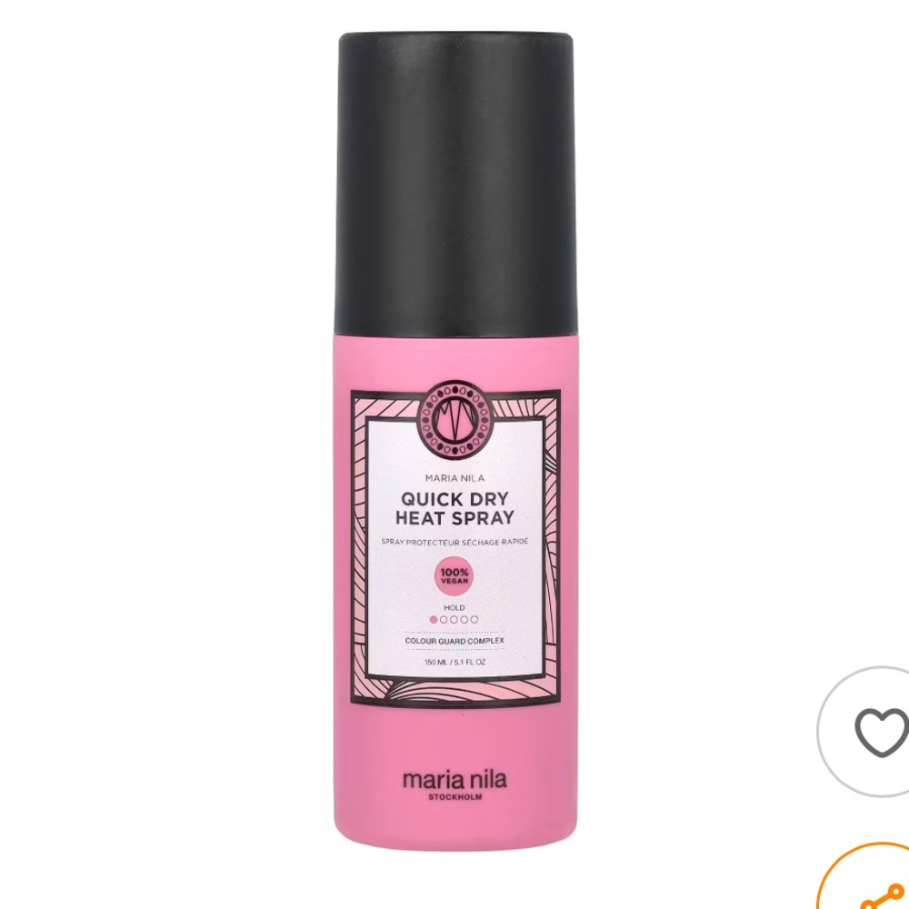 Maria Nila Quick Dry Heat Spray 5.1 fl oz 150 ml